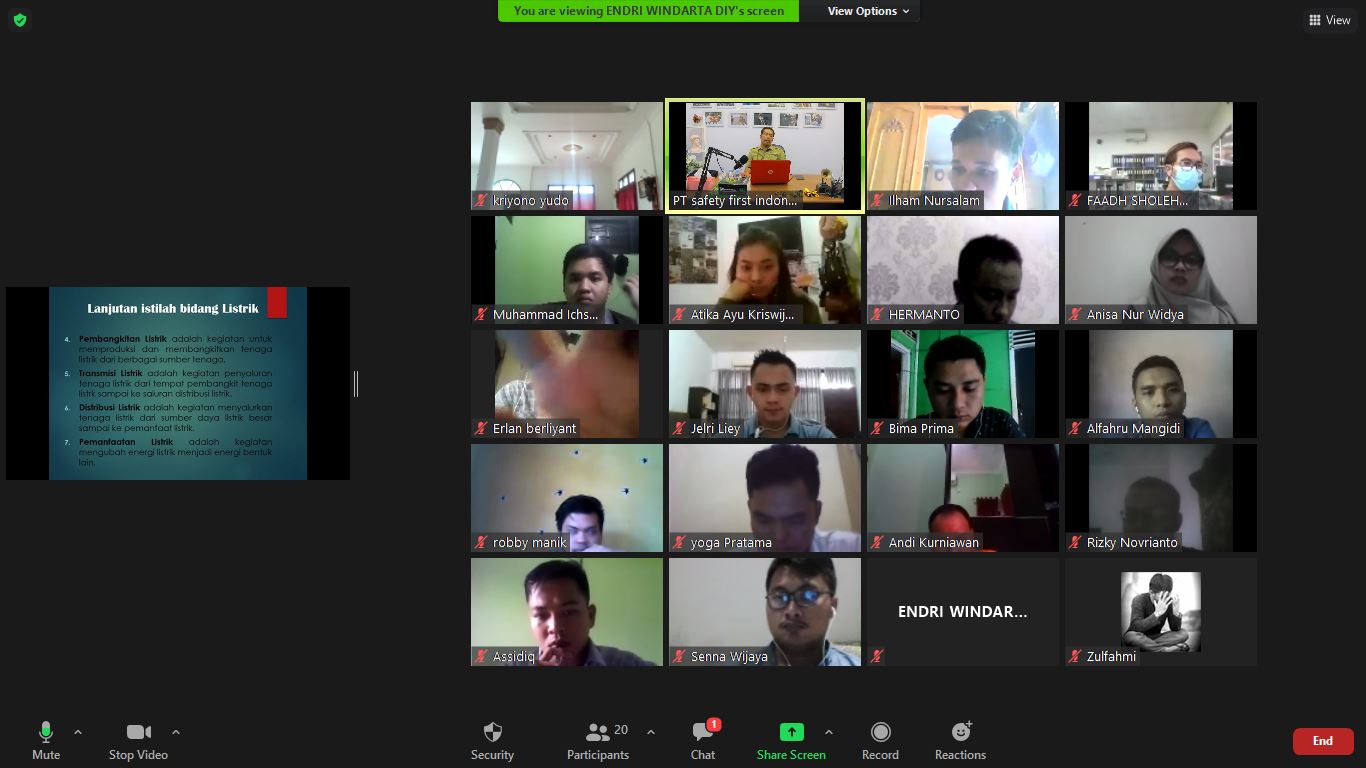 Ahli K3 Umum Online Training Yogyakarta